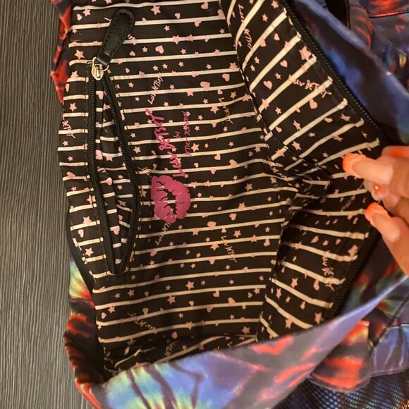 Tie Dye Betsey Johnson Totebag - Picture 4 of 5